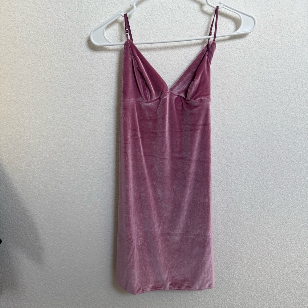 Victoria's Secret Pink Velvet Chemise
